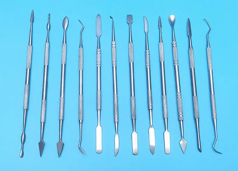 12pc Wax Knife Kit Carvers Stainless Steel Clay Sculpture Blade Pottery Metal Carving Modeling Set Tools DIY Jewelry Making TOOL
12pc Wax Knife Kit Carvers Stainless Steel Clay Sculpture Blade Pottery Metal Carving Modeling Set Tools DIY Jewelry Making TOOL