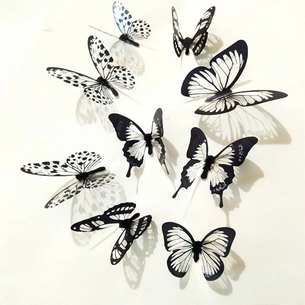KAKUDER 36 Pcs 3D Black White Butterfly Sticker Art Wall Decal Home Decoration Kids Rooms Wedding Decor Wall Stickers 49oct11
KAKUDER 36 Pcs 3D Black White Butterfly Sticker Art Wall Decal Home Decoration Kids Rooms Wedding Decor Wall Stickers 49oct11