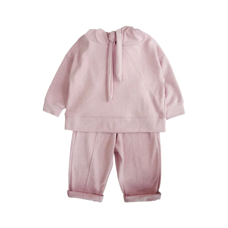 2pcs WLG girls spring autumn clothing set kids girl pink gray hooded solid cotton hoodie and pant set children 2-6 years 
2pcs WLG girls spring autumn clothing set kids girl pink gray hooded solid cotton hoodie and pant set children 2-6 years