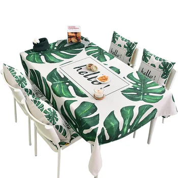 Dustproof Tablecloth Green Leaves Pattern Thickened Cotton Linen Fashion Cover Washable Table Cloth for Tea Table
Dustproof Tablecloth Green Leaves Pattern Thickened Cotton Linen Fashion Cover Washable Table Cloth for Tea Table
