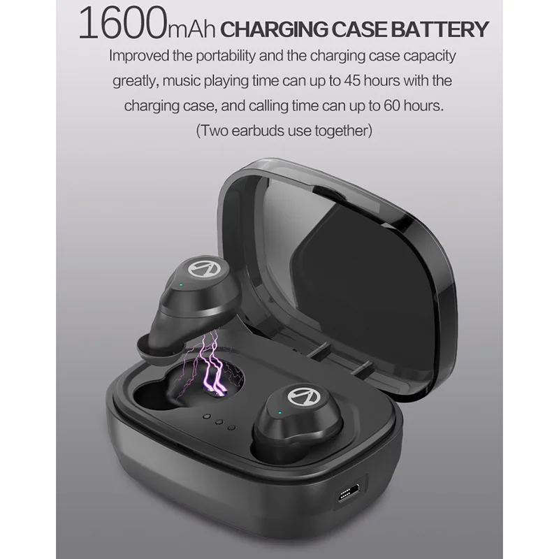 Bluetooth 5.0 Earphone wireless Headphones Mini TWS Earbuds Bilateral Calls Touch waterproof Headset for Apple iPhone Samsung
Bluetooth 5.0 Earphone wireless Headphones Mini TWS Earbuds Bilateral Calls Touch waterproof Headset for Apple iPhone Samsung