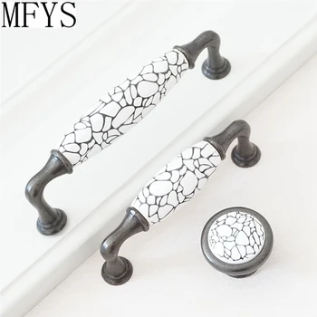 3.75" 5" Ceramic Cabinet Handle Dresser Knob Drawer Pulls Handles Knobs White Black Knob Pull Furniture Hardware 96 128 mm
3.75" 5" Ceramic Cabinet Handle Dresser Knob Drawer Pulls Handles Knobs White Black Knob Pull Furniture Hardware 96 128 mm