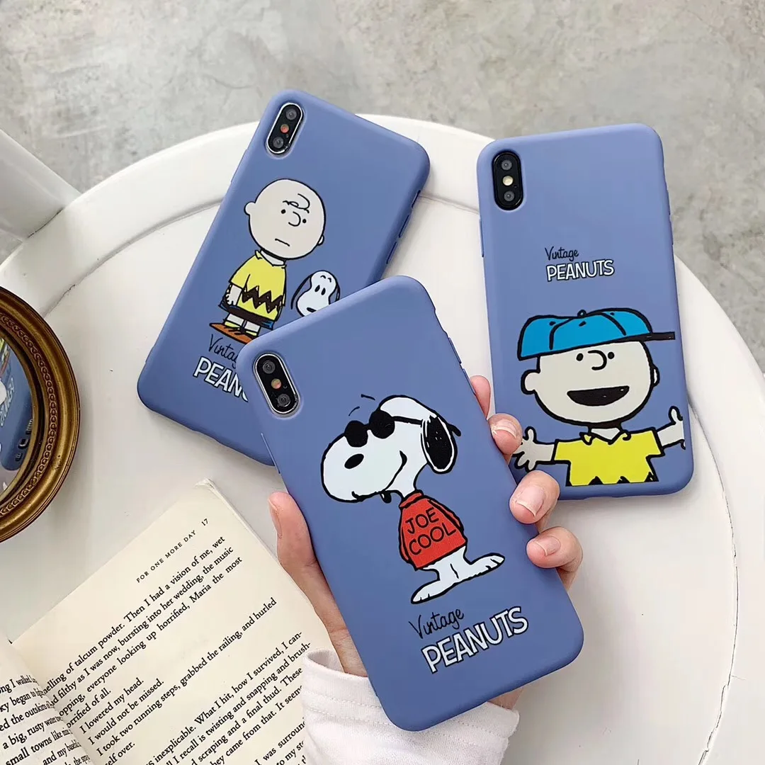 Japan Cute Dog Cartoon PEANUTS soft case for iphone 7 8 6 S Plus XR X XS MAX Happy Family Charlie Brown Lucy Fashion Phone Cover
Japan Cute Dog Cartoon PEANUTS soft case for iphone 7 8 6 S Plus XR X XS MAX Happy Family Charlie Brown Lucy Fashion Phone Cover