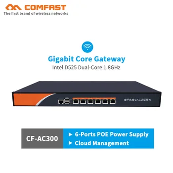 AC300 6-Port Gigabit Core Gateway wifi Router AC Wi fi Project Controller Load Balance QoS PPPoE Server Multi Wan access switch
AC300 6-Port Gigabit Core Gateway wifi Router AC Wi fi Project Controller Load Balance QoS PPPoE Server Multi Wan access switch