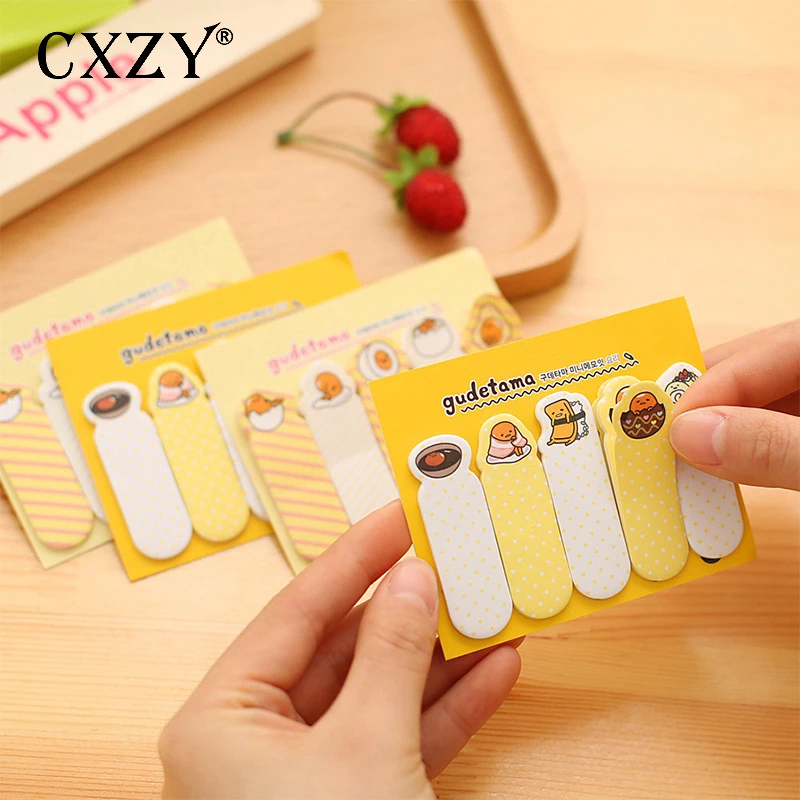 CXZY Gudetama lazy egg page flag sticky note kawaii index tab memo pad planner sticker items scrapbooking list post office 3B814
CXZY Gudetama lazy egg page flag sticky note kawaii index tab memo pad planner sticker items scrapbooking list post office 3B814