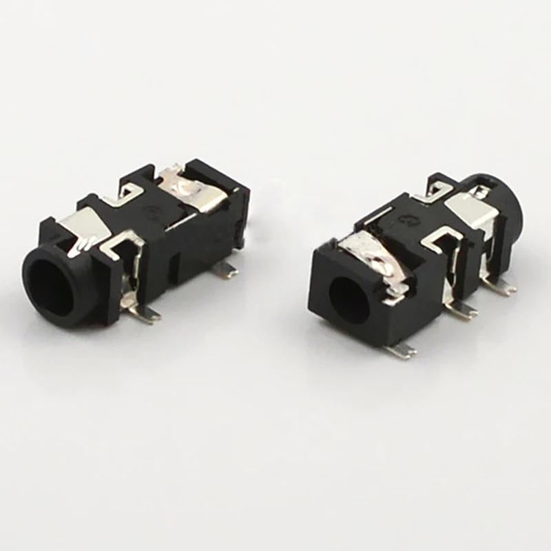 30pcs Jack 3.5mm Headphone Connector SMD-type Smt 3.5 Headset PJ Socket PJ-327E Paste Board For Bluetooth Small Speakers | Компьютеры и