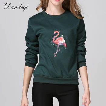 Women Flamingos Hoodies Casual Fleece Sweatshirt 2017 New Autumn Fashion Kawaii Punk Flamingos Printed Tracksuit Drop Shipping
Women Flamingos Hoodies Casual Fleece Sweatshirt 2017 New Autumn Fashion Kawaii Punk Flamingos Printed Tracksuit Drop Shipping