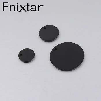 Fnixtar Mirror Polished Black Color Disk Stainless Steel Round Plate Charm Discs Thickness 1.5mm Dia 12/15/25mm 20Piece/lot
Fnixtar Mirror Polished Black Color Disk Stainless Steel Round Plate Charm Discs Thickness 1.5mm Dia 12/15/25mm 20Piece/lot