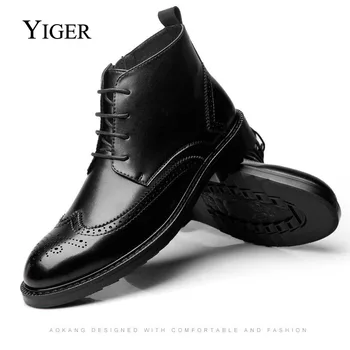 YIGER NEW Men Boots Genuine Leather Boots Large Size Men Casual Boots Lace-Up Bullock Boots Men Black Spring/Autumn Ankle boots
YIGER NEW Men Boots Genuine Leather Boots Large Size Men Casual Boots Lace-Up Bullock Boots Men Black Spring/Autumn Ankle boots