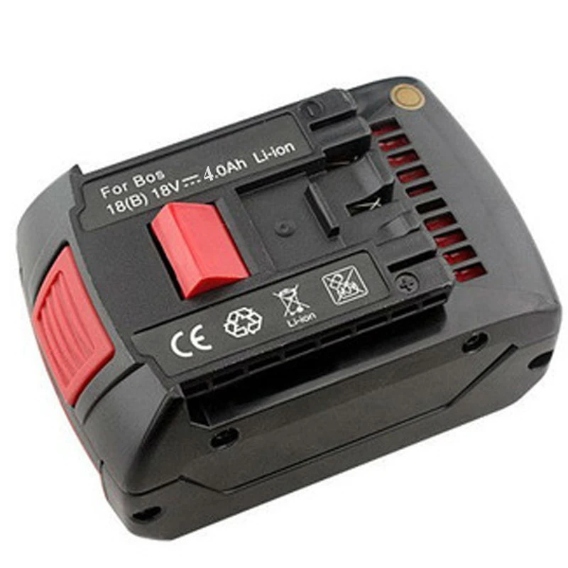 Li-ion battery Replacement 18v 4.0Ah for Bosch GSR18-Li,BAT609,BAT618,2607336236,BAT609G,BAT618G,17618,37618,DGSH181,JSH180
Li-ion battery Replacement 18v 4.0Ah for Bosch GSR18-Li,BAT609,BAT618,2607336236,BAT609G,BAT618G,17618,37618,DGSH181,JSH180