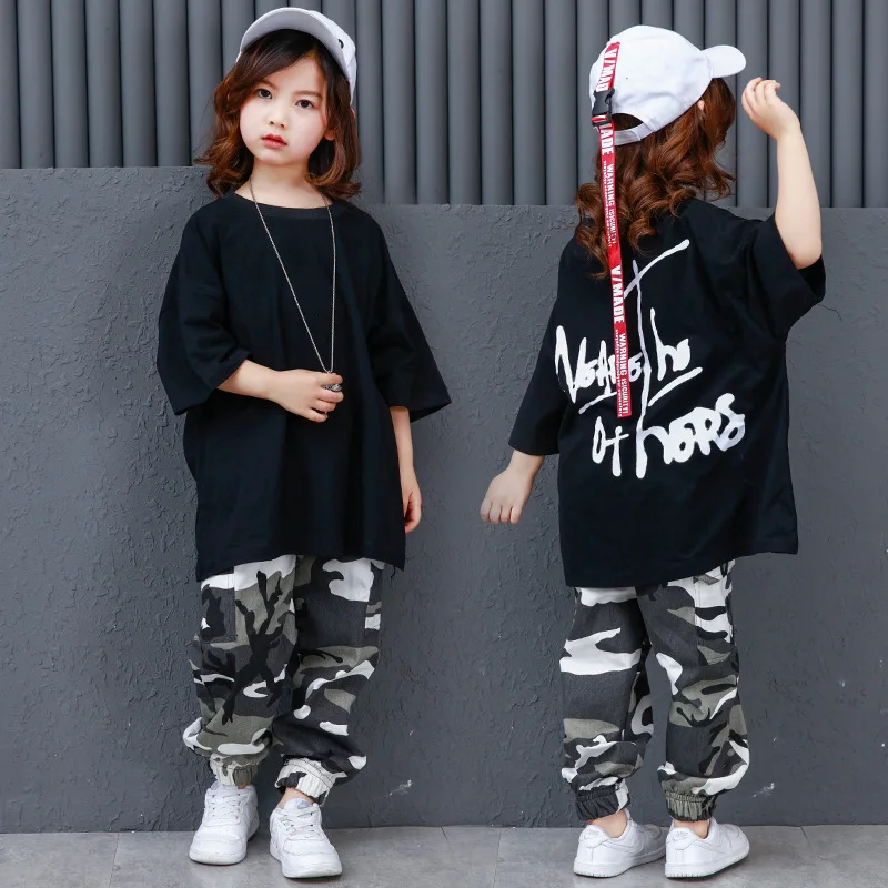 Kids Hip Hop Dance Clothes Girls Camouflage T Shirt Pant Streetwear Ballroom Dancing Costume Performance Shows Stage Sweatshirt
Kids Hip Hop Dance Clothes Girls Camouflage T Shirt Pant Streetwear Ballroom Dancing Costume Performance Shows Stage Sweatshirt