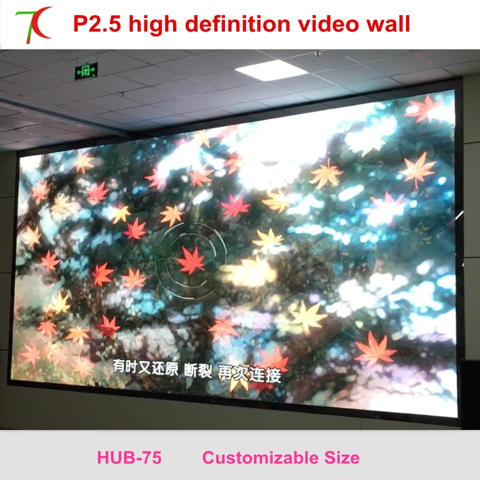 Cost-effective indoor P2.5 full color led screen widely use for led video wall in meeting room,multi-media classroom,160.000dots
Cost-effective indoor P2.5 full color led screen widely use for led video wall in meeting room,multi-media classroom,160.000dots