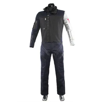 2017 Captain America 2 Winter Soldier James Buchanan Barnes Cosplay Costume Adult Superhero Outfit Halloween Suit Full Set Men
2017 Captain America 2 Winter Soldier James Buchanan Barnes Cosplay Costume Adult Superhero Outfit Halloween Suit Full Set Men