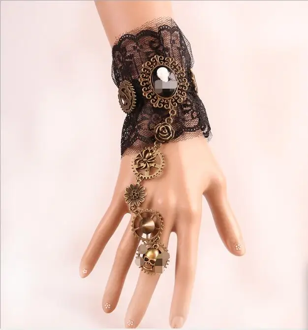 New European and American style handmade jewelry pirate steam machine series retro bracelet lace jewelry 1pcs
New European and American style handmade jewelry pirate steam machine series retro bracelet lace jewelry 1pcs