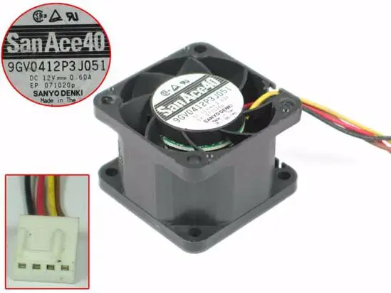 4-проводной вентилятор охлаждения сервера Sanyo Denki 9GV0412P3J051 DC 12 В 0,60 A 40x40x28 мм
4-проводной вентилятор охлаждения сервера Sanyo Denki 9GV0412P3J051 DC 12 В 0,60 A 40x40x28 мм