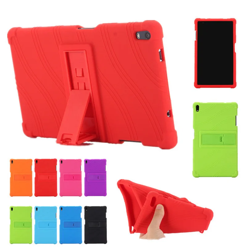 High Quality Soft Silicone Rubber Case Stand Function Skin Funda Cover For Lenovo Tab 4 Tab4 Plus TB-8804F TB-8804N 8.0 Tablet
High Quality Soft Silicone Rubber Case Stand Function Skin Funda Cover For Lenovo Tab 4 Tab4 Plus TB-8804F TB-8804N 8.0 Tablet