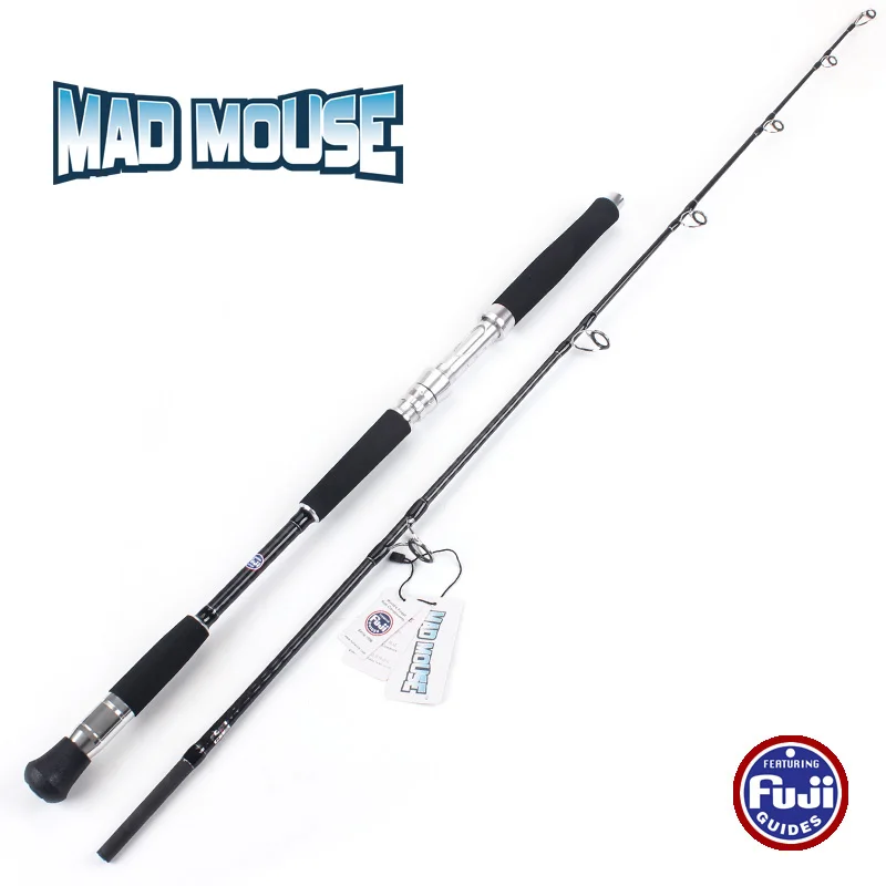 MAD MOUSE New Japan Fuji Guides Cross Carbon Jigging Rod 1.68m 1.9m Different Hardness 37KGS Boat Rod Jig Rod Ocean Fishing Rod
MAD MOUSE New Japan Fuji Guides Cross Carbon Jigging Rod 1.68m 1.9m Different Hardness 37KGS Boat Rod Jig Rod Ocean Fishing Rod