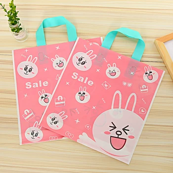 50pcs 30*30*8cm Plastic Shopping Bag Cute Rabbit Pink Plastic Gift Bag With Handle Plastic Jewelry Packaging Bag
50pcs 30*30*8cm Plastic Shopping Bag Cute Rabbit Pink Plastic Gift Bag With Handle Plastic Jewelry Packaging Bag