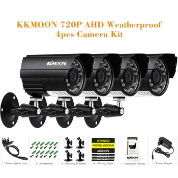 KKmoon AHD 720P Weatherproof CCTV Cameras Kit IR CUT Color CMOS Home Security System 4pcs Bullet Camera For Surveillance System
KKmoon AHD 720P Weatherproof CCTV Cameras Kit IR CUT Color CMOS Home Security System 4pcs Bullet Camera For Surveillance System