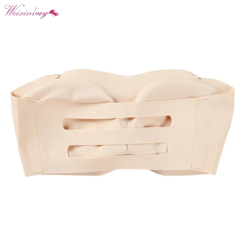 Sexy Lingerie Strapless Bra Anti Skidding Push Up Bra Women Tops One Piece Seamless Invisible Bras for Women F1
Sexy Lingerie Strapless Bra Anti Skidding Push Up Bra Women Tops One Piece Seamless Invisible Bras for Women F1