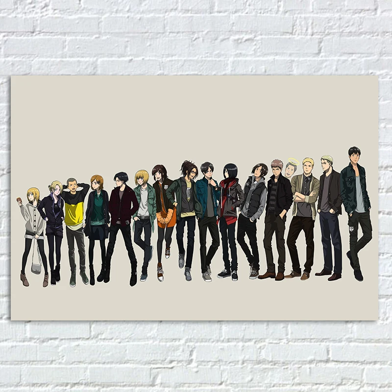Attack on Titan Poster, Anime Prints Posters, Annie Leonhart Armin Arlert Bertolt Hoover Manga Characters Silk Art Wall Decor
Attack on Titan Poster, Anime Prints Posters, Annie Leonhart Armin Arlert Bertolt Hoover Manga Characters Silk Art Wall Decor