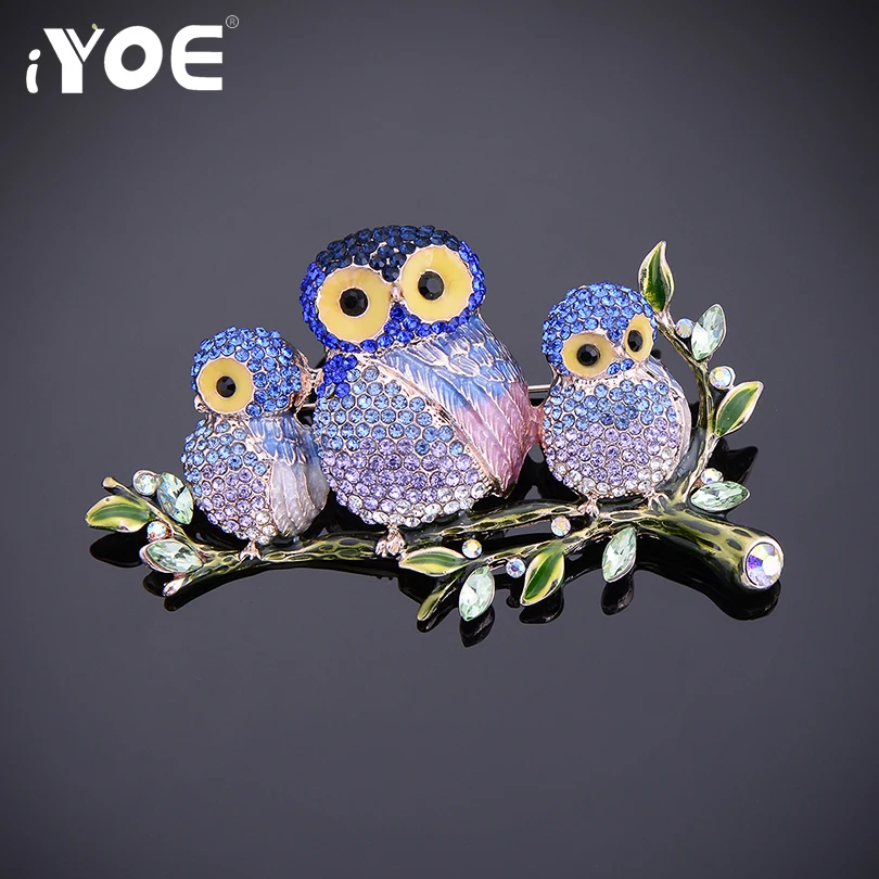 IYOE Vintage Jewelry Enamel Owls Brooches For Women Multicolor Rhinestones Bird Brooch Animal Pin Dress Clothing Accessories Hot
IYOE Vintage Jewelry Enamel Owls Brooches For Women Multicolor Rhinestones Bird Brooch Animal Pin Dress Clothing Accessories Hot