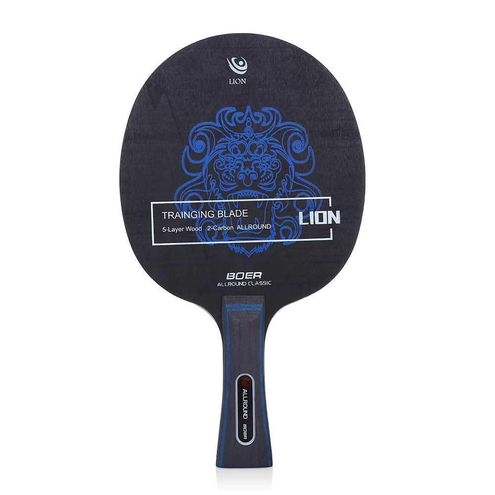 High Quality Outdoor Table Tennis Ping Pong Racket Training Blade Lion Pattern anti-slip handle Horizontal Grip Ping Pong Racket
High Quality Outdoor Table Tennis Ping Pong Racket Training Blade Lion Pattern anti-slip handle Horizontal Grip Ping Pong Racket