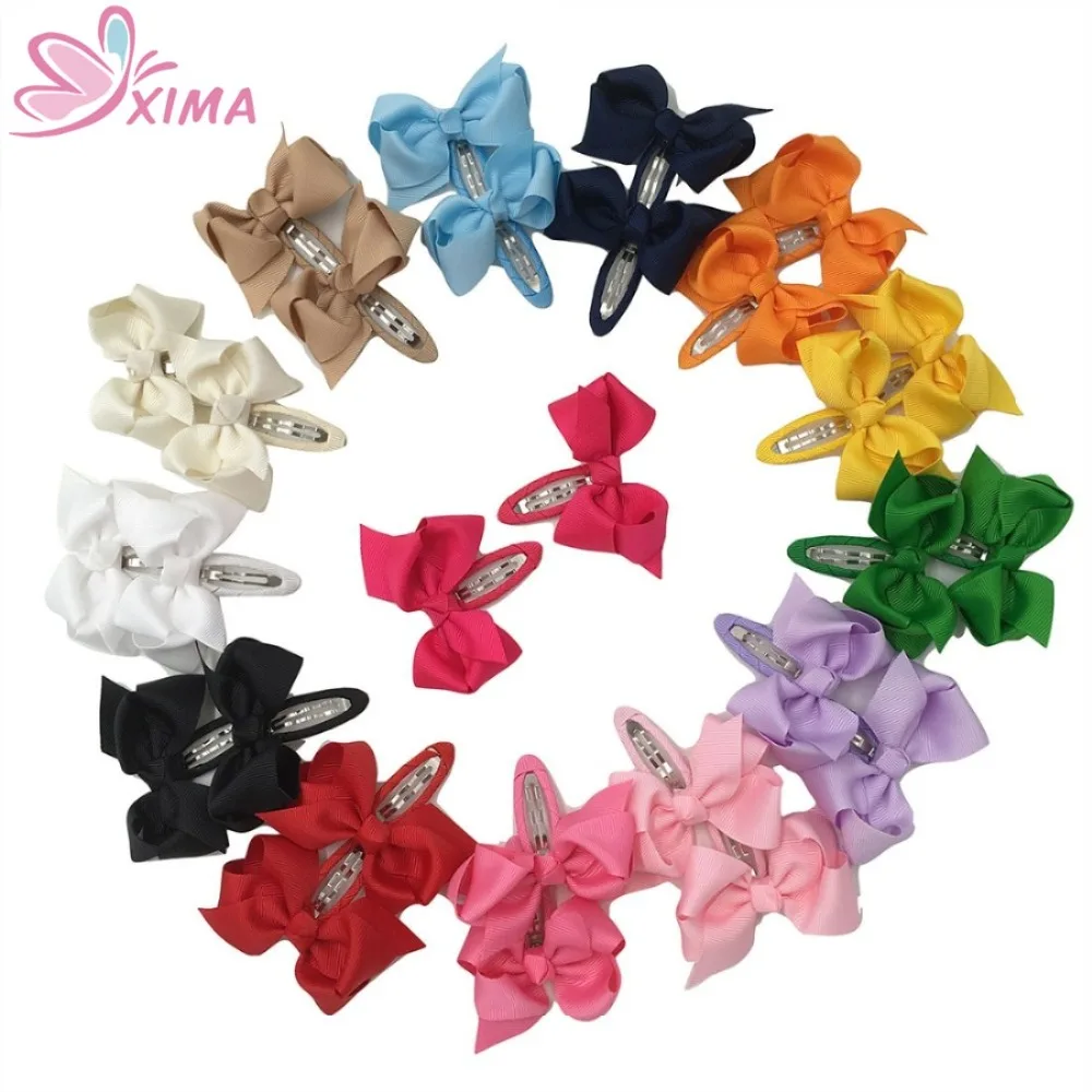 XIMA 28pcs/lot 3inch Grosgrain Boutique Ribbon Bows with Bobby Pin for Girls Hair Clips Hair Pins Children Hair Accessories
XIMA 28pcs/lot 3inch Grosgrain Boutique Ribbon Bows with Bobby Pin for Girls Hair Clips Hair Pins Children Hair Accessories