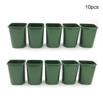 10 Pcs Plant Flower Pots Plastic Nursery Seeds Storage Pots Container Garden Decor
10 Pcs Plant Flower Pots Plastic Nursery Seeds Storage Pots Container Garden Decor
