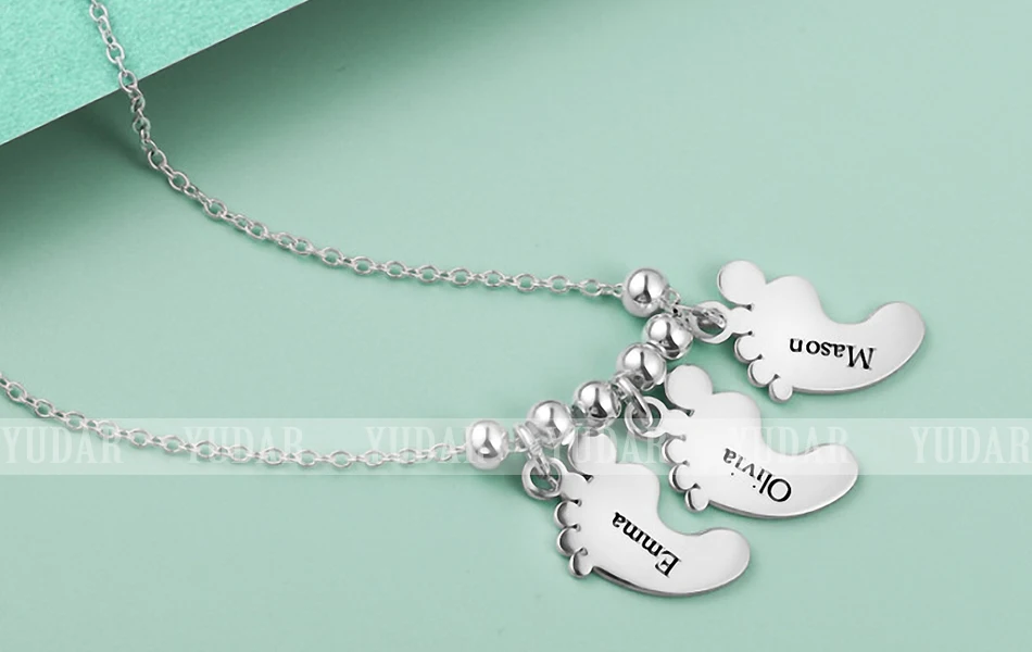 rhodium-gold-baby-feet-personalized-engrave-name-charms-necklace-YDS-1075-6
