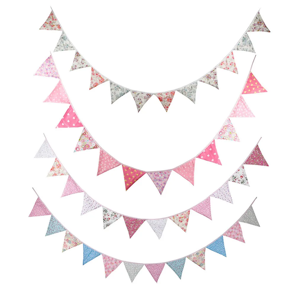 12pcs/set Cotton triangle flag Birthday Party Colorful Printing Pennant Flag Banner Wedding Home Decor event supplies
12pcs/set Cotton triangle flag Birthday Party Colorful Printing Pennant Flag Banner Wedding Home Decor event supplies