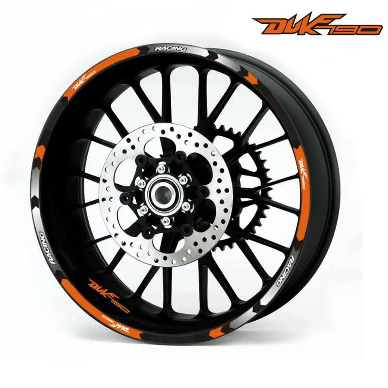 Set Adhesive Strips for Wheels 17 Compatible Motorcycle Honda Hornet Stickers Tuning