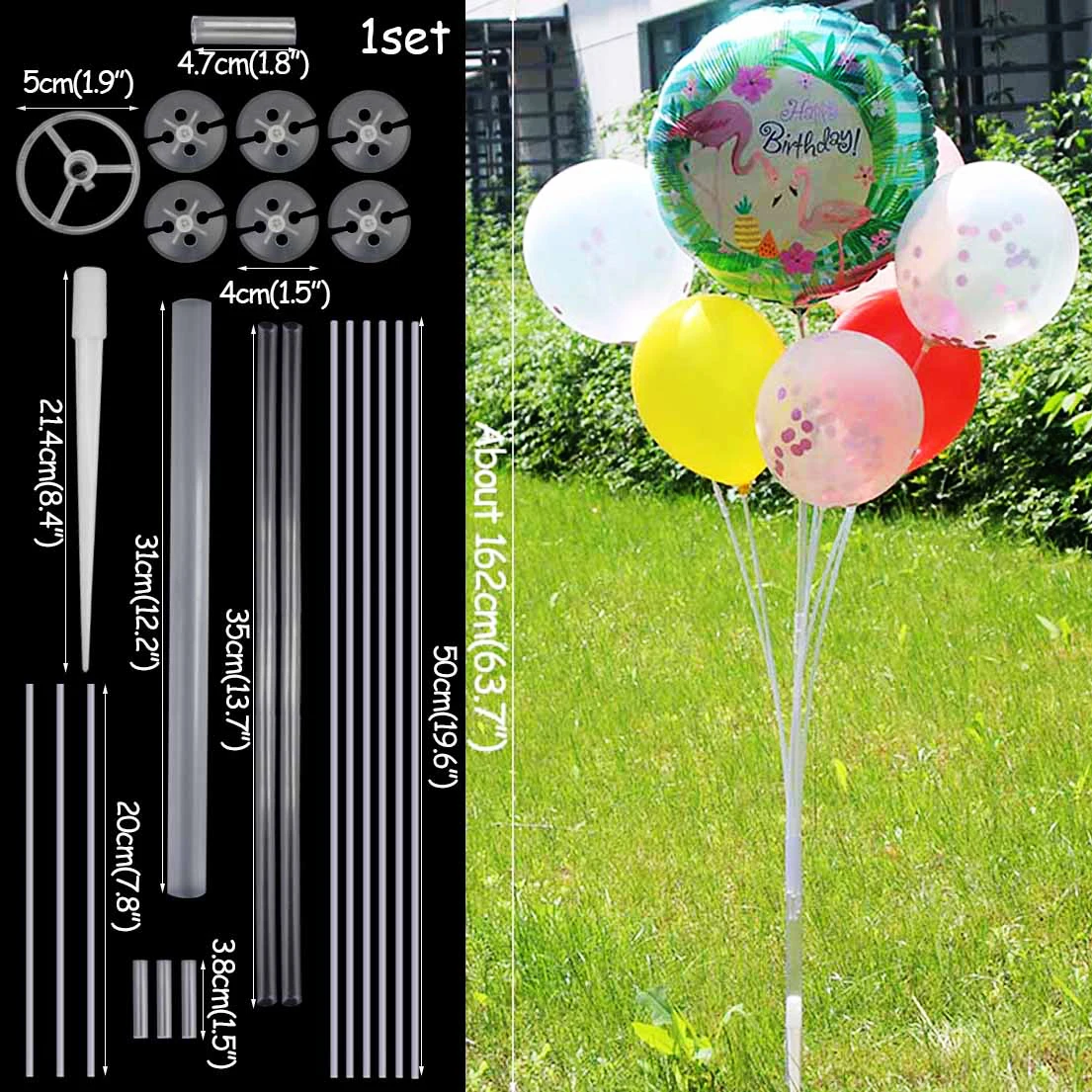 Garden Birthday Party Decoration Kids Balloons Holder Column Stand Chain and Clear Balloon Stick Wedding Arch Balloons Decor
Garden Birthday Party Decoration Kids Balloons Holder Column Stand Chain and Clear Balloon Stick Wedding Arch Balloons Decor