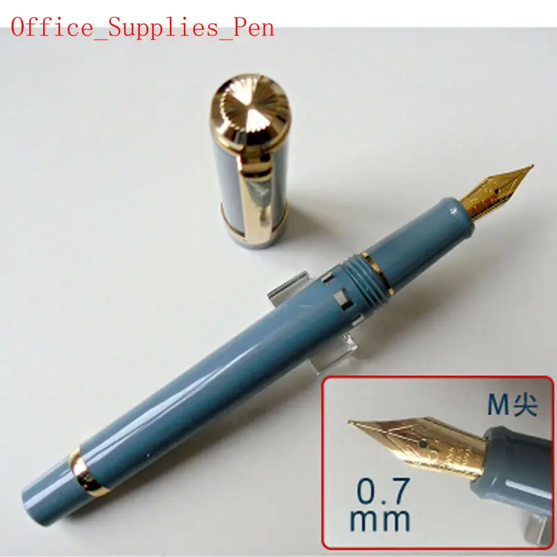 

2020 Model Wing Sung 698 Piston Teal Fountain Pen Ink Pen M Nib(0.7mm) Stationery Office school supplies penna stilografica