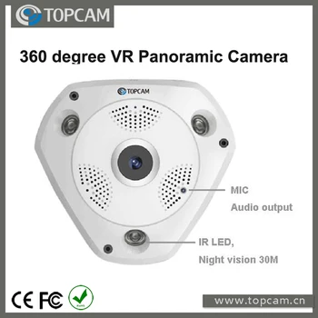 5.0 Megapixel Wifi Wireless VR Camera Fisheye Lens Panorama View P6 VR 360 degree Panoramic P2P IP Camera
5.0 Megapixel Wifi Wireless VR Camera Fisheye Lens Panorama View P6 VR 360 degree Panoramic P2P IP Camera