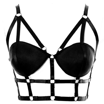 Sexy Body Harness For Women Tops Strap Bra Fashion Wear outside Bra lingerie Elastic Belt Fetish Harajuku Party Dance Rave wear
Sexy Body Harness For Women Tops Strap Bra Fashion Wear outside Bra lingerie Elastic Belt Fetish Harajuku Party Dance Rave wear