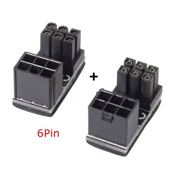180 Degree Angled ATX Female 6Pin to Male 6pin Power Adapter for Desktops Graphics Card
180 Degree Angled ATX Female 6Pin to Male 6pin Power Adapter for Desktops Graphics Card