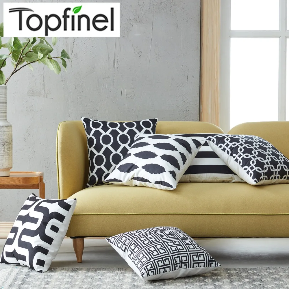 Topfinel Geometric Decorative Throw Pillowcases Cheap Microfiber Black Cushion Covers For Home Sofa Seat Chair Decor 45x45 cm
Topfinel Geometric Decorative Throw Pillowcases Cheap Microfiber Black Cushion Covers For Home Sofa Seat Chair Decor 45x45 cm