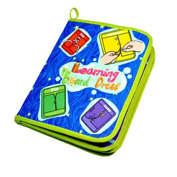 1pc Baby Learning Education Dress Teaching Cloth Book Zipper Snap Button Lace Early Development Quiet Book Toys For Children Kid
1pc Baby Learning Education Dress Teaching Cloth Book Zipper Snap Button Lace Early Development Quiet Book Toys For Children Kid