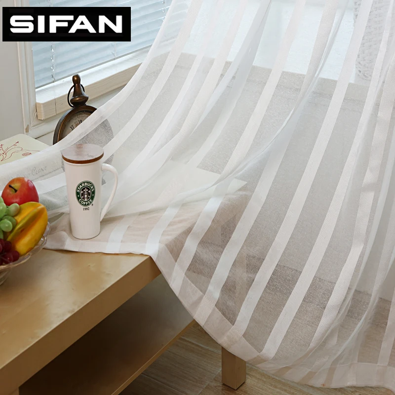 New Modern Vertical Stripes Curtain Tulle Fabrics for Bedroom Window Curtain for lining Divider Sheer Voile curtain
New Modern Vertical Stripes Curtain Tulle Fabrics for Bedroom Window Curtain for lining Divider Sheer Voile curtain
