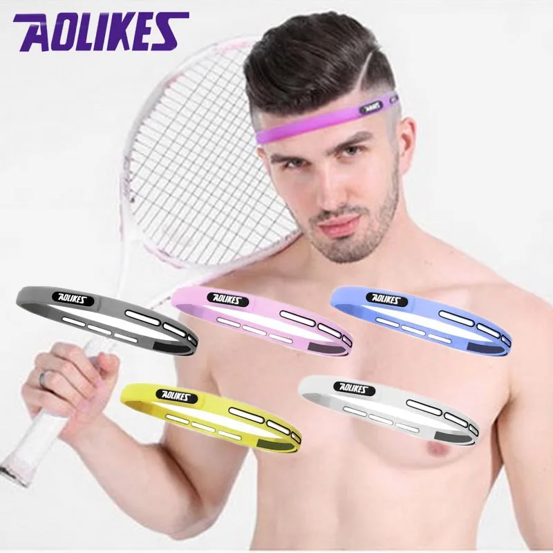 1Pcs Silicone Fitness Headband Sport Sweatband For Men Women Basketball Running Hairband Wourkout Head Sweat Band Hair Ribbon
1Pcs Silicone Fitness Headband Sport Sweatband For Men Women Basketball Running Hairband Wourkout Head Sweat Band Hair Ribbon