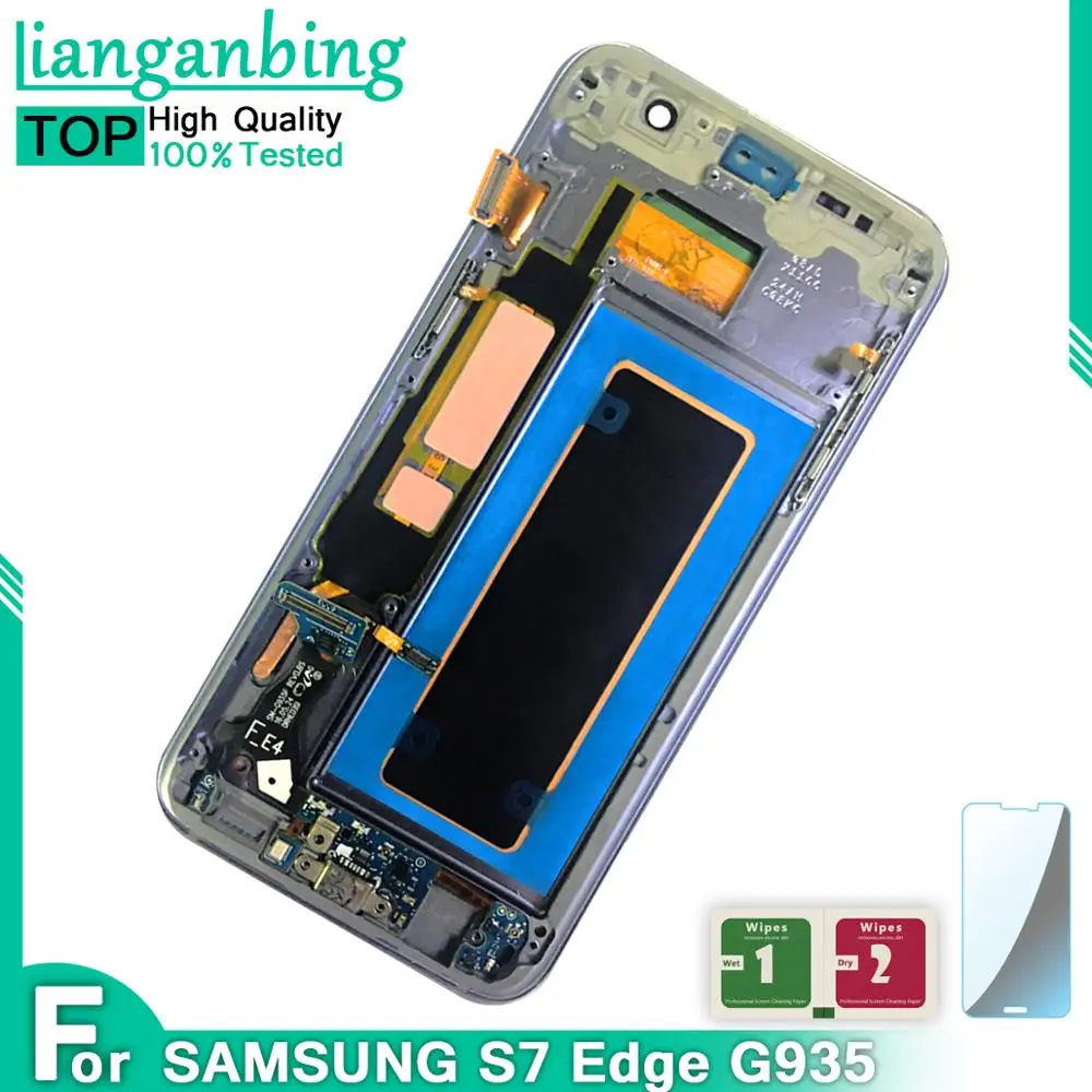 Super Amoled LCD For Samsung S7 edge G935 G935F OLED Display with Frame Lcd Display Touch Screen Assembly For S7 edge LCD
Super Amoled LCD For Samsung S7 edge G935 G935F OLED Display with Frame Lcd Display Touch Screen Assembly For S7 edge LCD