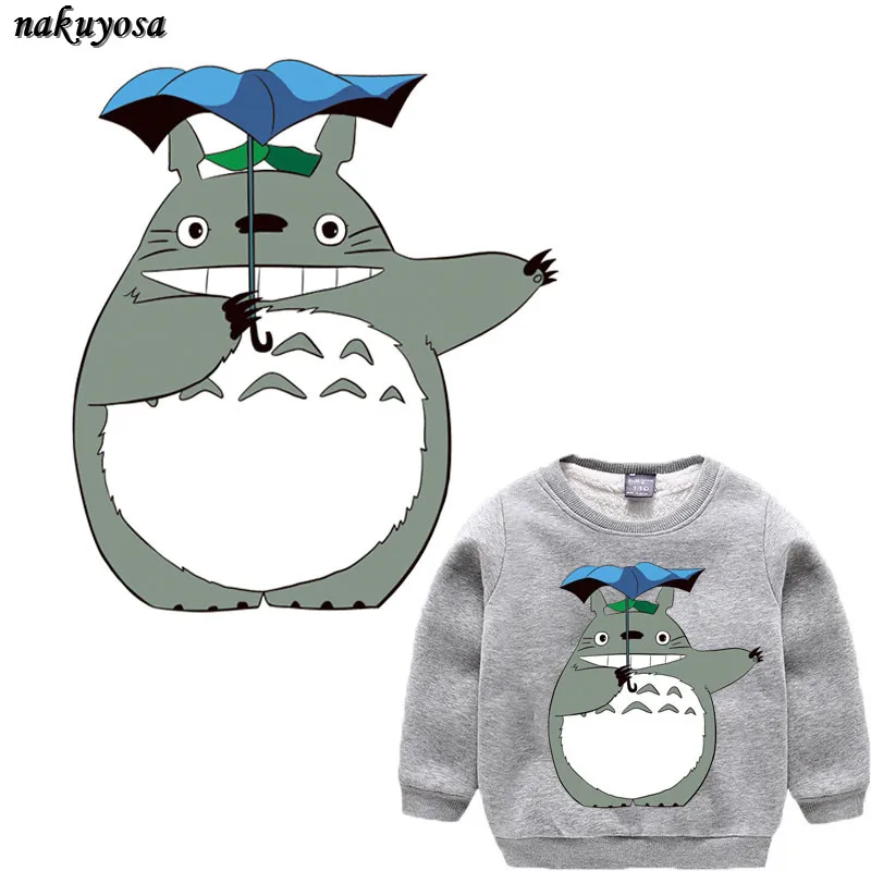 Cartoon Lovely My Neighbor Totoro stickers iron on patch printed T-shirt thermal transfer paper Patch for clothing 24*22CM
Cartoon Lovely My Neighbor Totoro stickers iron on patch printed T-shirt thermal transfer paper Patch for clothing 24*22CM