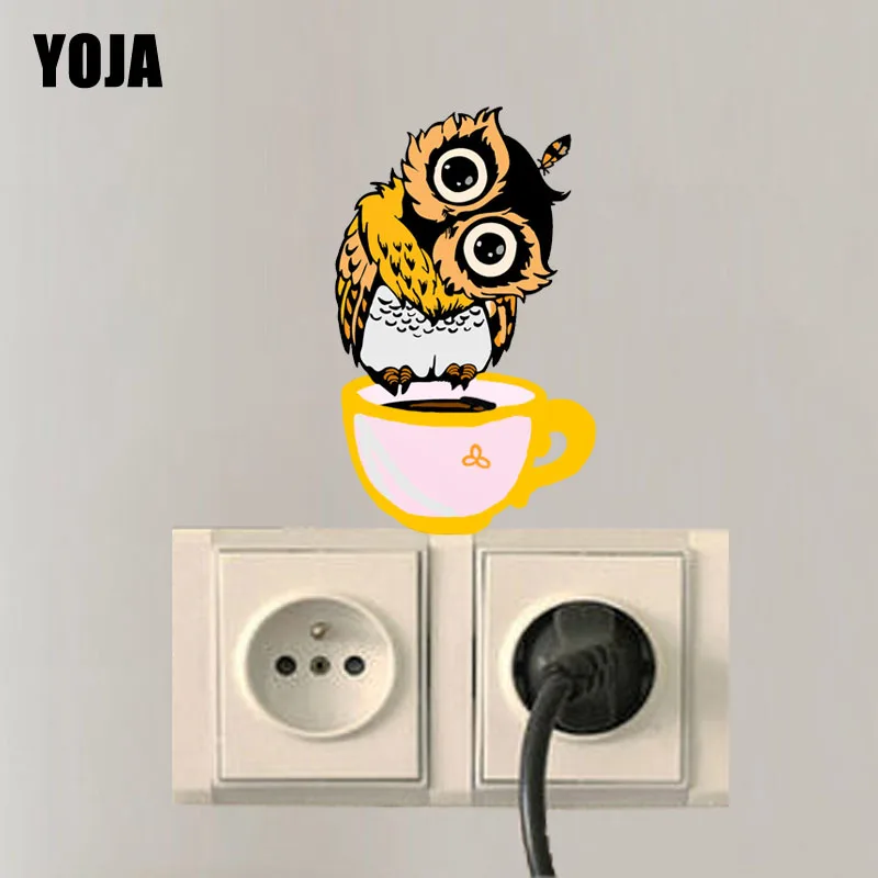 YOJA Coolest Owl Standing On The Coffee Cup Head Decor Sticker Switch Living Room Bedroom Wall 10SS0093
YOJA Coolest Owl Standing On The Coffee Cup Head Decor Sticker Switch Living Room Bedroom Wall 10SS0093