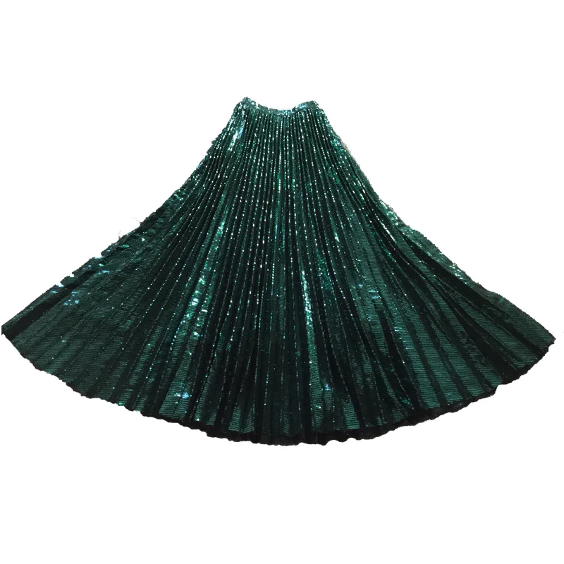 NORMOV 2019 New Women Sequined Tulle Pleated Skirts Ankle-Length Vintage High Waist Loose A-Line Green Female Fashion Skirts
NORMOV 2019 New Women Sequined Tulle Pleated Skirts Ankle-Length Vintage High Waist Loose A-Line Green Female Fashion Skirts