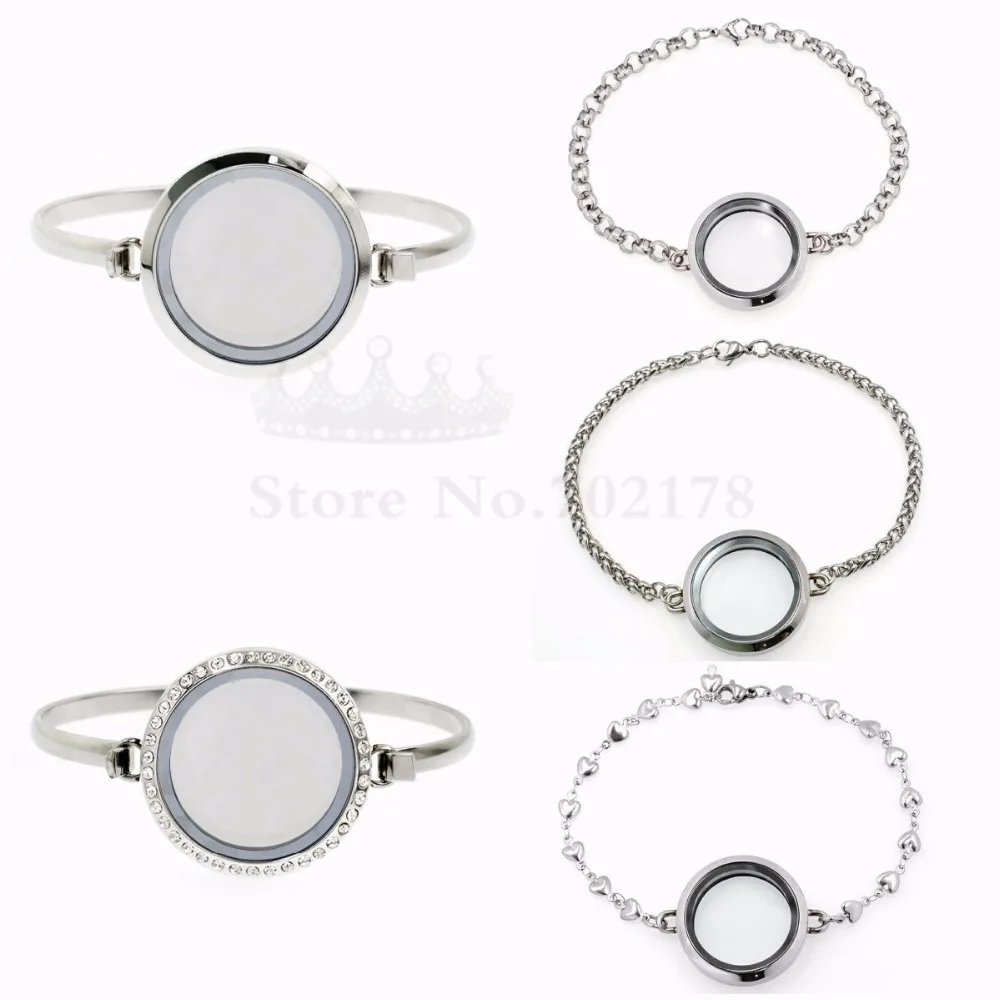 10pcs/lot living memory locket bracelet bangle plain/bling 316L stainless steel 30mm floating locket for Floating Locket charms
10pcs/lot living memory locket bracelet bangle plain/bling 316L stainless steel 30mm floating locket for Floating Locket charms