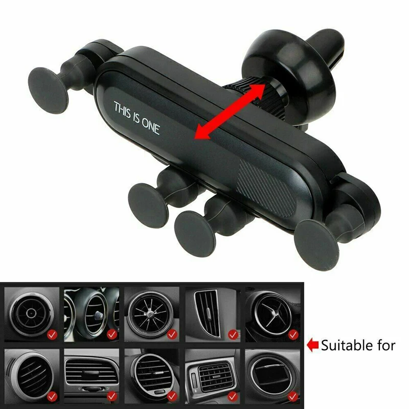1pc Car Air Outlet Snap-type Gravity Sensor Navigation Phone Mount Holder Bracket ABS Silica Gel Phone Holder
1pc Car Air Outlet Snap-type Gravity Sensor Navigation Phone Mount Holder Bracket ABS Silica Gel Phone Holder
