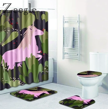 Zeegle Bathroom Mats Anti Slip Bath Mat Set with Shower Curtain 4Pcs Bathroom Toilet Rugs Absorbing Carpet Microfibre Bath Mats
Zeegle Bathroom Mats Anti Slip Bath Mat Set with Shower Curtain 4Pcs Bathroom Toilet Rugs Absorbing Carpet Microfibre Bath Mats