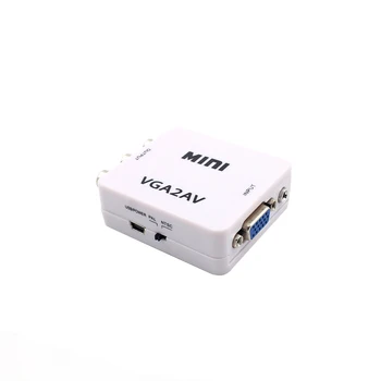 1080P Mini VGA to AV RCA Converter with 3.5mm Audio VGA2AV/CVBS Adapter for PC to HD TV Convert NTSC PAL SXGA 1920x1080 60 fps
1080P Mini VGA to AV RCA Converter with 3.5mm Audio VGA2AV/CVBS Adapter for PC to HD TV Convert NTSC PAL SXGA 1920x1080 60 fps