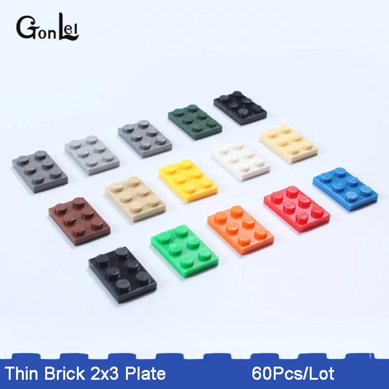 60Pcs/Lot Plate 2 x 3 MOC Brick Building Blocks Small Paticles Compatible with legoing DIY Educational Assemble Toy Kids Gifts
60Pcs/Lot Plate 2 x 3 MOC Brick Building Blocks Small Paticles Compatible with legoing DIY Educational Assemble Toy Kids Gifts